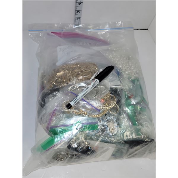 Super Large Ziploc Bag Filled with Jewellery | Not Sorted | On Choice
