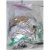 Image 2 : Super Large Ziploc Bag Filled with Jewellery | Not Sorted | On Choice