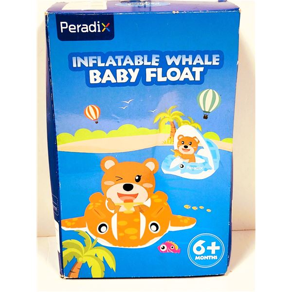 New | Peradix | Inflatable Whale Baby Float