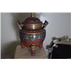 Image 2 : CHINESE CLOISONNE CENSER & VASE (8 1/2" & 13") (2 PCS)