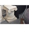 Image 2 : GREEK STYLE PEDESTAL PLASTER COLUMNS (16", 24" & 30") (3 PCS)