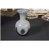 Image 2 : MIXED LOT: JAPANESE MOTIF GLASS VASE & MODERN BLOWN GLASS VASE (2 PCS)