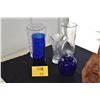 Image 1 : COLLECTION OF GLASS VASES & BLUE GINGER JAR (5 PCS)