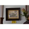 Image 1 : FRAMED PRINT, IOLANI PALACE 1882 BY GE GEVETT 1979 (15 1/2" X 13 1/2")