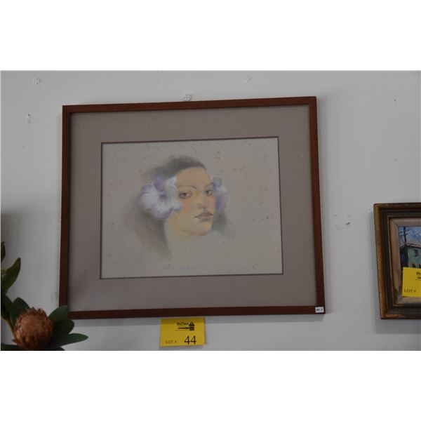 KOA FRAMED PRINT, PEGGE HOPPER 1981 (17" X 13 1/2")