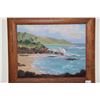 Image 2 : KOA FRAMED HAWAIIAN COSTAL PAINTING ON BOARD (10" X 12")