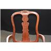 Image 8 : ROSEWOOD DINING TABLE W/1 LEAF, 2 ARM CHAIRS & 4 SIDE CHAIRS