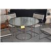 Image 2 : WALTER LAMB GLASS TOP TABLE W/4 CHAIRS (5 PCS)