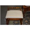 Image 8 : STANLEY VANITY DRESSER W/6 DRAWERS, TRI-FOLD MIRROR & UPHOLSTERED BENCH