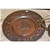 Image 3 : COPPER WALL DECOR, BRASS PITCHER & VASE (4 PCS)