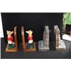 Image 2 : SNOOTY FOX BOOKENDS & REIMS NOTRE DAME BOOKENDS (2 PAIR)