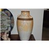 Image 2 : JAPANESE PORCELAIN KIKU & BAMBOO VASE; SIGNED W/STAND (16")
