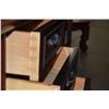 Image 8 : 2 SECTION DISPLAY HUTCH W/10 DRAWERS, GLASS DISPLAY & STORAGE