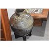 Image 2 : SHIGARAKI STONEWARE JAR W/STAND (19 1/2")