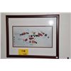 Image 1 : FRAMED PRINT, KOI; SIGNED (21 3/4" X 17 3/4")