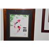 Image 2 : KOA FRAMED WATERCOLOR PAINTING, DOUBLE HAPPINESS; SIGNED (12 3/4" X 15 3/4")