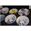 Image 1 : JAPANESE PORCELAIN BOWL & PLATES IN THE NABESHIMA MANNER (7"-8 1/2") (6 PCS)