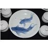 Image 2 : JAPANESE FISH PLATES & POT-DE-CREME CUPS (16 PCS)
