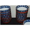Image 8 : TAKAHASHI JAPANESE IMARI PORCELAIN PLATES, BOWLS, DISHES & CHOPSTICKS (87 PCS)