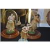 Image 2 : HAWAIIAN HULA GIRL KNODDERS (2 IN GLASS DOMES) (3 PCS)