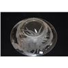 Image 2 : DOROTHY THORPE DEEPLY ETCHED GLASS BOWL, NIGHT BLOOMING CEREUS