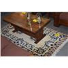 Image 2 : CHINESE BEIGE WOOL CARPET (62" X 36")