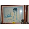Image 1 : KOA FRAMED PRINT BY DIANA HANSEN-YOUNG 271/2000 (37 3/4" x 31 3/4")