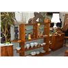 Image 2 : DISPLAY SHELF W/ GLASS DOORS (68" X 51 1/3" X 11")