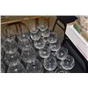 Image 2 : LARGE GLASS BRANDY SNIFTERS, STEMMED WINE GLASSES & BEER GLASSES (43 PCS)