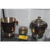 Image 1 : SILVERPLATED ICE BUCKET (INTERNATIONAL SILVER CO.), ICE COOLER (INSCRIBED: CHAIRMAN'S CLUB NEW YORK 