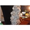 Image 5 : JAPANESE SUISEKI FLOWER STONE SCHOLAR ROCK ON STAND (20" X 11")