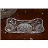 Image 4 : ETCHED CRYSTAL & GLASS BOWLS (3 PCS)