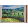 Image 2 : KOA FRAMED OIL ON CANVAS, COUNTRY SIDE (33 1/2" Z 27 1/2")