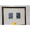 Image 1 : FRAMED BLOCK PRINTS, "HULA RHYTHM" & "THE CAST" BY CORNELIA M. FOLEY