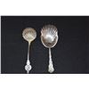Image 2 : STERLING CRACKER SPOON & COIN SILVER LADLE