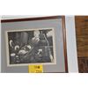 Image 1 : KOA FRAMED JEAN CHARLOT LITHOGRAPH, THE DISTAFF SIDE, 1951, 230/250; SIGNED (21 1/4" X 17 1/4")