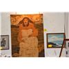 Image 1 : LARGE BATIK, "HAWAIIAN WOMAN" BY YVONNE CHENG (39" X 58")