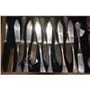 Image 3 : 24 PIECE SET OF 0.800 FINE SILVER FORKS & KNIVES, GERMAN , 20TH CENTURY, MONOGRAM: "CH" (1,184 G) (2