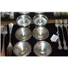 Image 2 : STERLING SILVER FOOTED SHERBERTS, J. WAGNER & DON, INC. NEW YORK, MARK: "W1935 STERLING" (293 G)