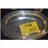 Image 1 : STERLING SILVER OVAL VEGETABLE DISH, OLD NAUBURY CRAFTERS, NEWBURYPORT, MASS. (1 1/2" X 7 1/2" X 11"