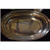 Image 2 : STERLING SILVER OVAL VEGETABLE DISH, OLD NAUBURY CRAFTERS, NEWBURYPORT, MASS. (1 1/2" X 7 1/2" X 11"