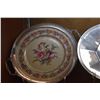 Image 2 : 10" GORHAM STERLING PLATE W/C MONOGRAM & ROSENTHAL PLATE W/SILVER RIM (325 G) (2 PCS) (DOES NOT INCL