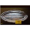 Image 1 : MEXICAN STERLING TRAY (10" & 10 1/2") (1,111 G) (DOES NOT INCLUDE STAND)