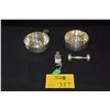 Image 1 : GORHAM STERLING PORRINGER BOWL, STERLING CHICKEN NAPKIN RING, TOWLE STERLING RATTLE & STERLING CHILD