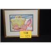 Image 1 : FRAMED JEAN CHARLOT PRINT (12 3/4" X 10 1/2")