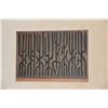 Image 2 : FRAMED TADASHI SATO WOODBLOCK PRINT, "COMPOSITION"; SIGNED, DTD 1955 (18 3/4" X 16")