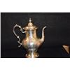 Image 2 : STERLING SILVER TEA SET, GORHAM "CHANTILLY" W/SILVER PLATE TRAY (2,833 GTW) (6 PCS)