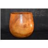 Image 1 : MILO BOWL, "HE PUAHALA MILO"; SIGNED ALANI APIO 4/94 (8 1/2" X 9 1/4")