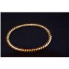 Image 2 : 14K OVAL HINGED BANGLE BRACELET W/HIDDEN CLASP & SAFETY LOCK, SIZE 6 MM (21 G) (APPRISED: $740)