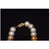 Image 2 : BAROQUE SOUTH SEA PEARL NECKLACE, 33 BAROQUE SOUTH SEA CULTURE PEARLS (13-15 MM) W/18K YG & WG DOUBL